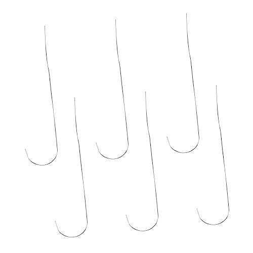 UTHCLO 6 Stück Teiliges Beading Tool aus Gebogene Perlnadeln zum Auffädeln von Perlen DIY Schmuckherstellung Vielseitig Einsetzbar für Ketten Armbänder mit Unterschiedlichen Nadellängen von UTHCLO