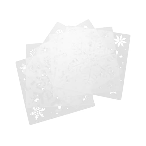 UTHCLO 6 Stück Teiliges DIY Schneeflocken Schablonen aus Langlebigem Material Wiederverwendbar Robust und Waschbar für Weihnachten Wandmalerei Scrapbooking und Bastelprojekte UTHCLO 6 Stück Teiliges DIY Schneeflocken Schablonen aus Langlebigem Material Wiederverwendbar Robust und Waschbar für Weihnachten Wandmalerei Scrapbooking und Bastelprojekte von UTHCLO