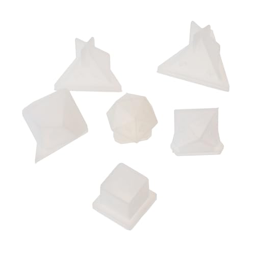 UTHCLO 6 Stück Teiliges DIY Silikonwürfel für Epoxidharz Polyedrische Spielwürfel Gießform Wiederverwendbare Antihaftbeschichtete Formen für Manuelles Basteln und Resin Kunsthandwerk UTHCLO 6 Stück Teiliges DIY Silikonwürfel für Epoxidharz Polyedrische Spielwürfel Gießform Wiederverwendbare Antihaftbeschichtete Formen für Manuelles Basteln und Resin Kunsthandwerk von UTHCLO