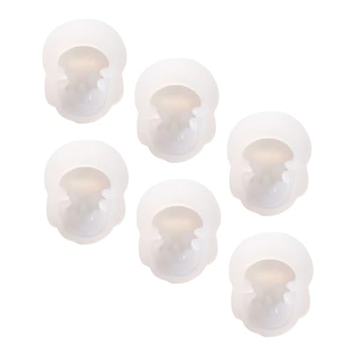 UTHCLO 6 Stück Teiliges Kreative Silikonform Schädelkopf DIY Schmuckherstellung Epoxidharz Gießform Handwerksform für Ohrringe Anhänger Halskette Armbänder UTHCLO 6 Stück Teiliges Kreative Silikonform Schädelkopf DIY Schmuckherstellung Epoxidharz Gießform Handwerksform für Ohrringe Anhänger Halskette Armbänder von UTHCLO
