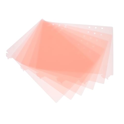 UTHCLO 6 Stück Teiliges Pinke Trennblätter mit Löchern Robuste Kunststoff registerkarten für Ringordner Wiederverwendbare und Flexible Blätter zur Übersichtlichen Organisation von UTHCLO 6 Stück Teiliges Pinke Trennblätter mit Löchern Robuste Kunststoff registerkarten für Ringordner Wiederverwendbare und Flexible Blätter zur Übersichtlichen Organisation von von UTHCLO