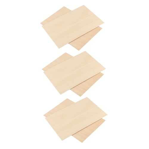 UTHCLO 6 Stück Teiliges Rechteckige Holzscheiben Dünne Unbehandelte Holzplatten Blanke DIY Bastelholzstücke für Dekoration Handwerk Natürliche Holzstücke zum Basteln UTHCLO 6 Stück Teiliges Rechteckige Holzscheiben Dünne Unbehandelte Holzplatten Blanke DIY Bastelholzstücke für Dekoration Handwerk Natürliche Holzstücke zum Basteln von UTHCLO