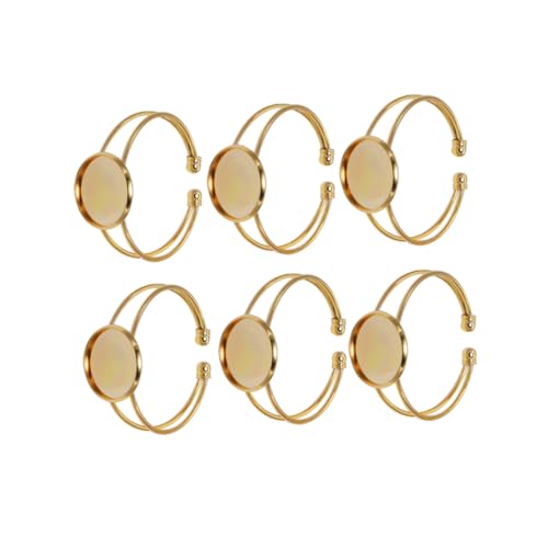 UTHCLO 6 Stück Teiliges Rundes Kupfer Y Form Armband DIY Schmuckzubehör Einstellbar Robust Für Basteln Und Schmuckherstellung UTHCLO 6 Stück Teiliges Rundes Kupfer Y Form Armband DIY Schmuckzubehör Einstellbar Robust Für Basteln Und Schmuckherstellung von UTHCLO