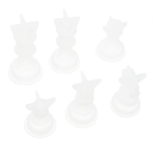 UTHCLO 6 Stück Teiliges Silikon Chess Piece Mould für DIY Kerzen und Epoxidharz Flexible Langlebige Gießform für Handgemachte Seifen und Aromatherapie kerzen Geeignet für Bastelanfänger UTHCLO 6 Stück Teiliges Silikon Chess Piece Mould für DIY Kerzen und Epoxidharz Flexible Langlebige Gießform für Handgemachte Seifen und Aromatherapie kerzen Geeignet für Bastelanfänger von UTHCLO