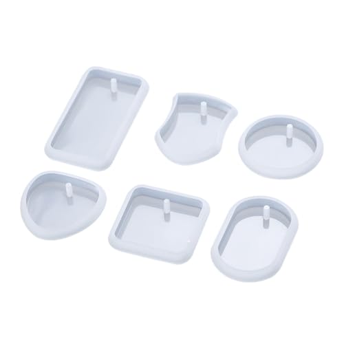 UTHCLO 6 Stück Teiliges Silikon Schlüsselanhänger Formen Bruchsicher Feine Verarbeitung DIY Epoxidharz Gießformen für Anhänger Leicht Glatt Langlebig für Schlüssel und Rucksack Zubehör UTHCLO 6 Stück Teiliges Silikon Schlüsselanhänger Formen Bruchsicher Feine Verarbeitung DIY Epoxidharz Gießformen für Anhänger Leicht Glatt Langlebig für Schlüssel und Rucksack Zubehör von UTHCLO