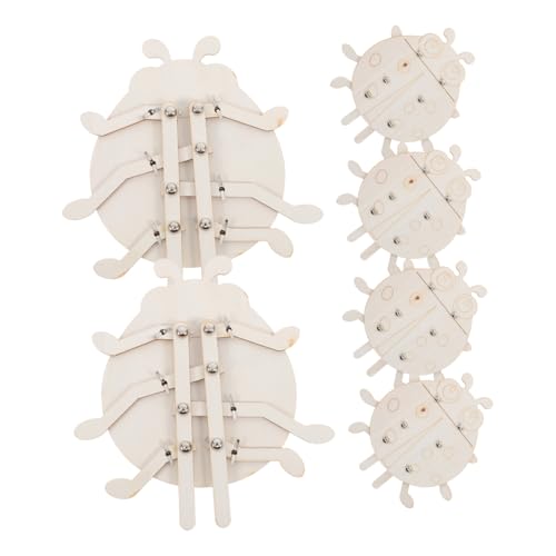 UTHCLO 6 Stück Unlackierte Marienkäfer-ausschnitte Aus Holz Zum Basteln: Unbemalte Holztiere – Malornamente Für Kinder Zum Selbermachen, Tags, Klassenzimmer, Geburtstagsparty, Zuhause UTHCLO 6 Stück Unlackierte Marienkäfer-ausschnitte Aus Holz Zum Basteln: Unbemalte Holztiere – Malornamente Für Kinder Zum Selbermachen, Tags, Klassenzimmer, Geburtstagsparty, Zuhause von UTHCLO