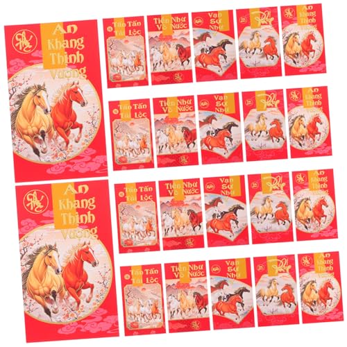 UTHCLO 60 Stück Rote Umschläge für Chinesisches Neujahr Jahr Des Pferdes Traditionelle Vietnamesische Geldumschläge aus Papier mit Pferdemotiv Lange Muster Mix für Hochzeit Geburtstag UTHCLO 60 Stück Rote Umschläge für Chinesisches Neujahr Jahr Des Pferdes Traditionelle Vietnamesische Geldumschläge aus Papier mit Pferdemotiv Lange Muster Mix für Hochzeit Geburtstag von UTHCLO