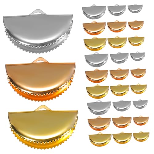 UTHCLO 60 Stück Teiliges Schmuckzubehör Crimp Endkappen aus Legierung Kordelenden in Rostfrei Leicht für Halsketten Armbänder DIY Schmuckherstellung UTHCLO 60 Stück Teiliges Schmuckzubehör Crimp Endkappen aus Legierung Kordelenden in Rostfrei Leicht für Halsketten Armbänder DIY Schmuckherstellung von UTHCLO