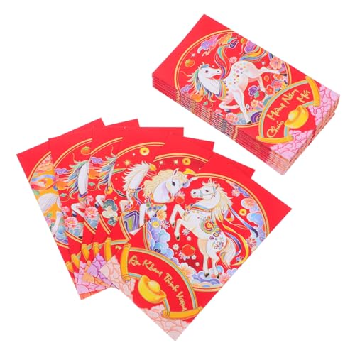 UTHCLO 60 Stück Vietnamesische Neujahrsbriefumschläge Rotes Umschlag Pferde Zodiac Geldtaschen Frühjahrsfest Hong Bao Für Asien Lunar Year Feier UTHCLO 60 Stück Vietnamesische Neujahrsbriefumschläge Rotes Umschlag Pferde Zodiac Geldtaschen Frühjahrsfest Hong Bao Für Asien Lunar Year Feier von UTHCLO