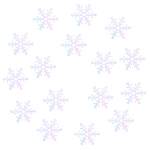UTHCLO 600 Stk. Schneeflocken Konfetti Weiß Einzigartiges Zartes Schneeflocken Dekorationskonfetti für Weihnachten Partystreudeko Vielseitig Verwendbar und Festliche Atmosphäre Schaffend von UTHCLO