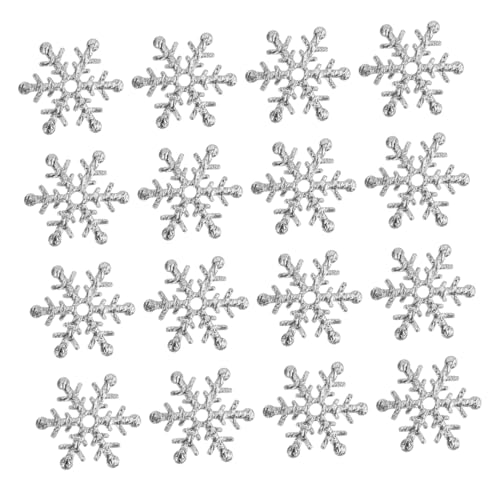 UTHCLO 600 Stk. Teiliges Silbernes Schneeflocken Konfetti Vielseitige Weihnachtsdeko Glitzernde Tischstreuung Hautfreundlich für Party Fotorequisiten und Festliche Bastelarbeiten von UTHCLO