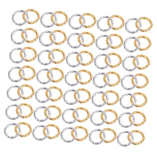 UTHCLO 600 Stück DIY Schmuck Verbinder Gedrehte Offene Sprungringe Metall in Silber und Gold Vielseitige Bastelringe für Armbänder Halsketten Schlüsselanhänger Einfache Handhabung für UTHCLO 600 Stück DIY Schmuck Verbinder Gedrehte Offene Sprungringe Metall in Silber und Gold Vielseitige Bastelringe für Armbänder Halsketten Schlüsselanhänger Einfache Handhabung für von UTHCLO