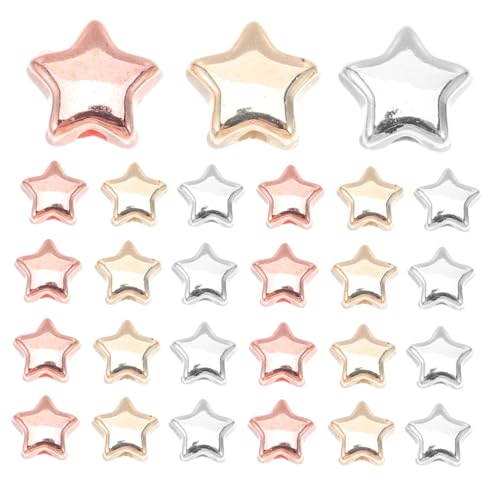 UTHCLO 600 Stück Galvanisierte Pentagramm Perlen Perlenschmuck DIY Ohrringzubehör Armband Lose Perlen Armbandherstellungszubehör Abstandsperlen Lose Stern Charm UTHCLO 600 Stück Galvanisierte Pentagramm Perlen Perlenschmuck DIY Ohrringzubehör Armband Lose Perlen Armbandherstellungszubehör Abstandsperlen Lose Stern Charm von UTHCLO