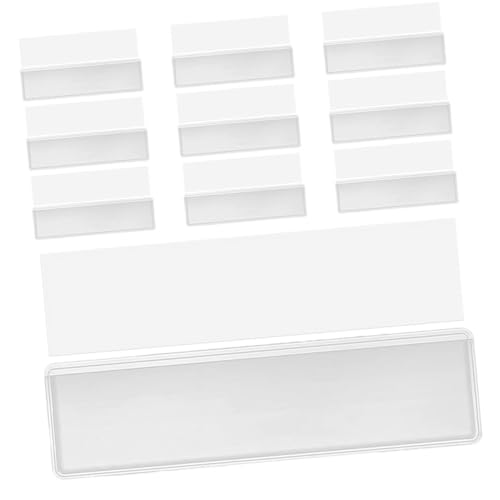 UTHCLO 60Stücke Selbstklebende Etikettenhalter Durchsichtige Klebetaschen für Organisation von Lagerbehältern Boxen und Design für Einfache von UTHCLO