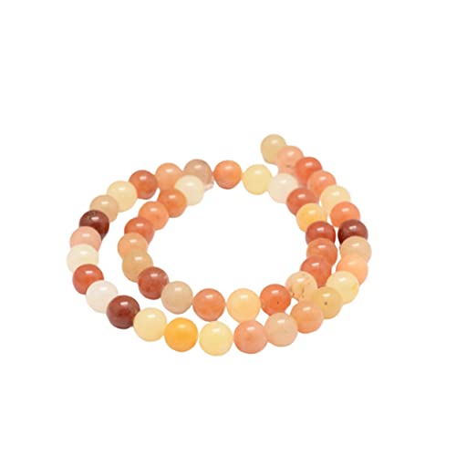 UTHCLO 63 Stk Teiliges DIY Schmuckperlen Gelber Topas Naturstein Perlen Rund Poliert Fest Farbe Kreative Schmuckherstellung für Ohrringe Armbänder Halsketten und Heimdekoration UTHCLO 63 Stk Teiliges DIY Schmuckperlen Gelber Topas Naturstein Perlen Rund Poliert Fest Farbe Kreative Schmuckherstellung für Ohrringe Armbänder Halsketten und Heimdekoration von UTHCLO