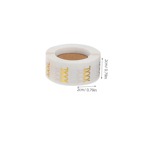 UTHCLO 6Rollen Kleidung Größenaufkleber S Rund Etiketten Transparent Basis Goldprägung Kleidungsetiketten für Einzelhandel Lagerverwaltung UTHCLO 6Rollen Kleidung Größenaufkleber S Rund Etiketten Transparent Basis Goldprägung Kleidungsetiketten für Einzelhandel Lagerverwaltung von UTHCLO
