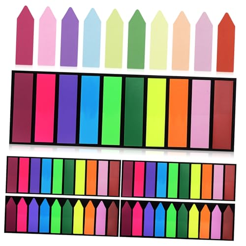 UTHCLO 6er Pack Fluoreszierende Selbstklebende Haftnotizen Farben mit Flachem und Spitzem Kopf Wiederbeschreibbare Index registerkarten für Bücher Ordner Notizbücher zum Markieren und UTHCLO 6er Pack Fluoreszierende Selbstklebende Haftnotizen Farben mit Flachem und Spitzem Kopf Wiederbeschreibbare Index registerkarten für Bücher Ordner Notizbücher zum Markieren und von UTHCLO