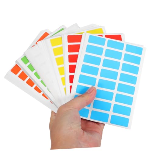 UTHCLO 6er Packungen Farbige Rechteckige Klebeetiketten Selbstklebend Ablösbar Beschriftbar für Aktenordner Dokumente Aufbewahrungsboxen Vielseitige Büro und Haushaltsbeschriftung UTHCLO 6er Packungen Farbige Rechteckige Klebeetiketten Selbstklebend Ablösbar Beschriftbar für Aktenordner Dokumente Aufbewahrungsboxen Vielseitige Büro und Haushaltsbeschriftung von UTHCLO