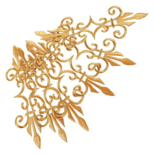 UTHCLO 6pcs Blumenstickeflecken Applikationen Für Kleidung Langes Blumeneisen Auf Patch Für DIY -kostüme Retro -applikationen Für Hochzeiten von UTHCLO