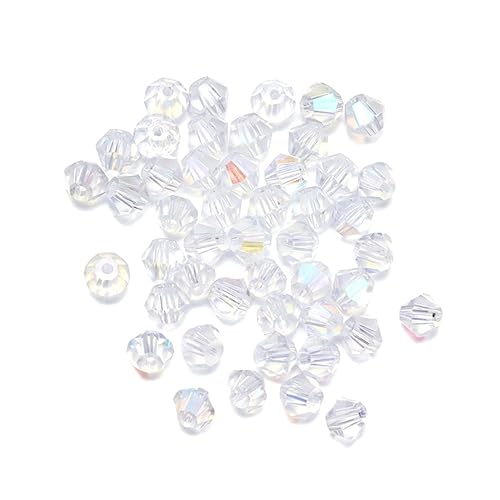 UTHCLO 720 Stück Kristallperlen Ab Farbe für DIY Schmuckherstellung Facettierte Beads für Armbänder und Bastelprojekte Langlebig und Vielseitig Einsetzbar von UTHCLO