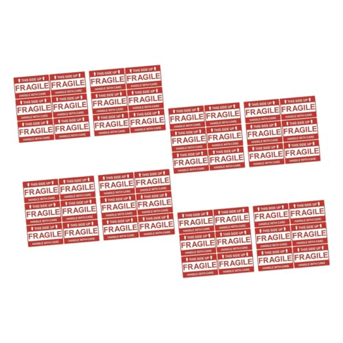 UTHCLO 8 Blatt Fragile Warnaufkleber Selbstklebend Rot Verpackungsetiketten Zerbrechliche Gegenstände Versandetiketten Für Porzellan UTHCLO 8 Blatt Fragile Warnaufkleber Selbstklebend Rot Verpackungsetiketten Zerbrechliche Gegenstände Versandetiketten Für Porzellan von UTHCLO