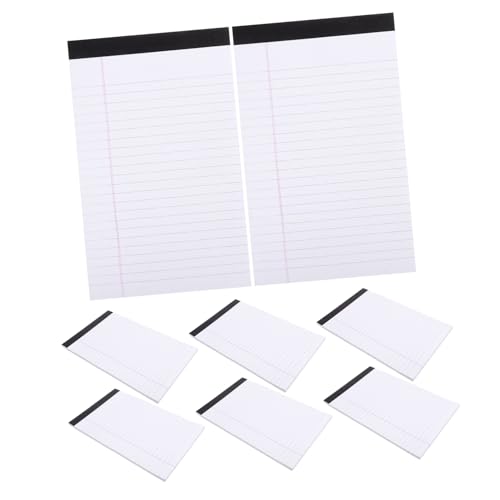UTHCLO 8 Stück Legal Pads Teilig Weiß Breit Liniert Abreißbar Vielseitige Schreibblöcke für Schule Büro Zuhause Notizblock für To Do Listen und Erinnerungen UTHCLO 8 Stück Legal Pads Teilig Weiß Breit Liniert Abreißbar Vielseitige Schreibblöcke für Schule Büro Zuhause Notizblock für To Do Listen und Erinnerungen von UTHCLO