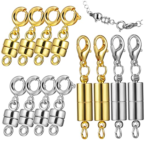 UTHCLO 8 Stück Magnetschnalle Armbandverschlüsse Stapelverschluss für Halsketten magnetischer Halskettenverschluss Magnet Halskette Verschluss magnetische Halskettenverschlüsse Eisen UTHCLO 8 Stück Magnetschnalle Armbandverschlüsse Stapelverschluss für Halsketten magnetischer Halskettenverschluss Magnet Halskette Verschluss magnetische Halskettenverschlüsse Eisen von UTHCLO