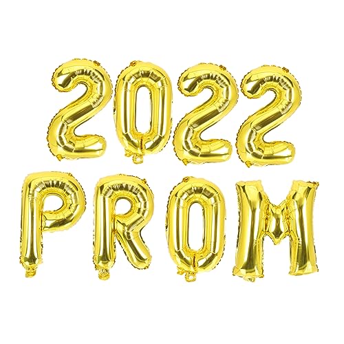 UTHCLO 8 Stück Teiliges Ballonset Graduation Party Dekoration Prom Goldfarbene Folienballons für Abschlussfeier Festliche Girlande und Fotorequisiten zur Festlichen Raumgestaltung UTHCLO 8 Stück Teiliges Ballonset Graduation Party Dekoration Prom Goldfarbene Folienballons für Abschlussfeier Festliche Girlande und Fotorequisiten zur Festlichen Raumgestaltung von UTHCLO