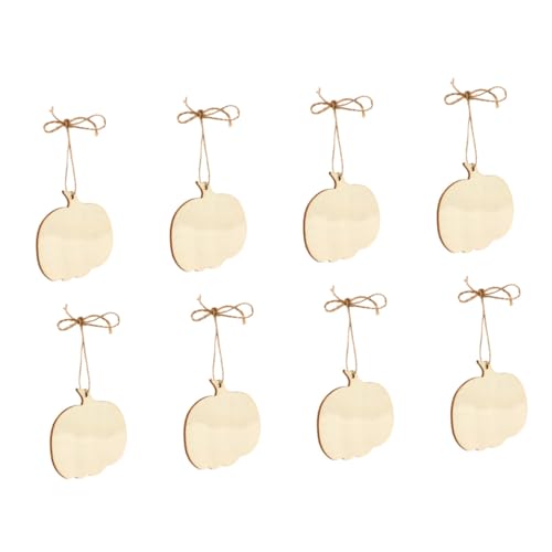 UTHCLO 8 Stück Teiliges DIY Holzscheiben Halloween Kürbis Dekoration Basteln Naturholz Baumscheiben für Kreative Kürbisornamente UTHCLO 8 Stück Teiliges DIY Holzscheiben Halloween Kürbis Dekoration Basteln Naturholz Baumscheiben für Kreative Kürbisornamente von UTHCLO