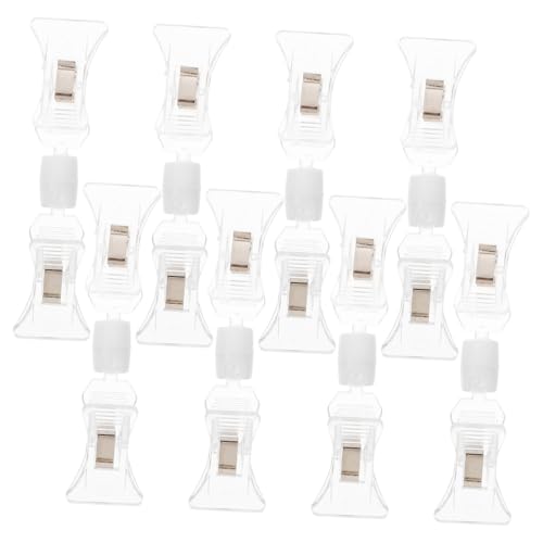 UTHCLO 8 Stück Teiliges Doppelseitiger Preisschildhalter Clips aus Robustem Material Transparente Schildklammern zur Einfachen Befestigung von Etiketten und Schildern Vielseitig für UTHCLO 8 Stück Teiliges Doppelseitiger Preisschildhalter Clips aus Robustem Material Transparente Schildklammern zur Einfachen Befestigung von Etiketten und Schildern Vielseitig für von UTHCLO