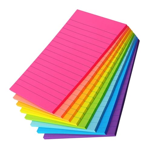 UTHCLO 8 Stück Teiliges Liniert Haftnotizen in Pastellfarben Praktische Selbstklebende Memo Pads für Büro Schule Zuhause Kleine Tragbare Notizzettel zum Markieren und Organisieren UTHCLO 8 Stück Teiliges Liniert Haftnotizen in Pastellfarben Praktische Selbstklebende Memo Pads für Büro Schule Zuhause Kleine Tragbare Notizzettel zum Markieren und Organisieren von UTHCLO