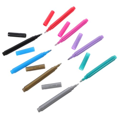 UTHCLO 8 Stück Teiliges Metallic Marker Stifte für Weingläser Abwischbare Schnell Trocknende Acrylfarbe Leicht zu Korrigierende Glasmarker für Party Hochzeit und Bar Dekoration UTHCLO 8 Stück Teiliges Metallic Marker Stifte für Weingläser Abwischbare Schnell Trocknende Acrylfarbe Leicht zu Korrigierende Glasmarker für Party Hochzeit und Bar Dekoration von UTHCLO