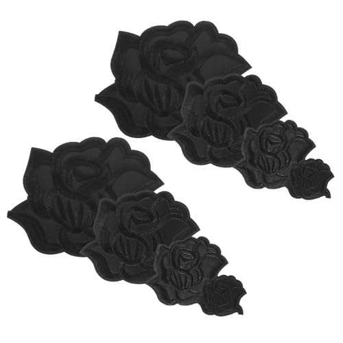 UTHCLO 8 Stück Teiliges Schwarze und Weiße Rosen Bügelflicken Bestickte Austauschbare Aufnäher für DIY Kleidung Hüte Rucksäcke Vielseitige Reparatur und Dekorationspatches UTHCLO 8 Stück Teiliges Schwarze und Weiße Rosen Bügelflicken Bestickte Austauschbare Aufnäher für DIY Kleidung Hüte Rucksäcke Vielseitige Reparatur und Dekorationspatches von UTHCLO