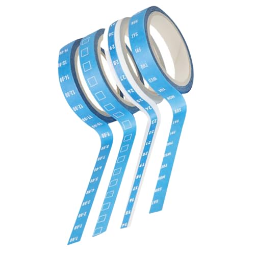 UTHCLO 8 Stück Teiliges Timeline Washi Tape mit Wochen Tages Stundeneinteilung Wiederablösbar Blaues Dekoratives Klebeband für Zeitmanagement Scrapbooking Planer und Organisationsbedarf UTHCLO 8 Stück Teiliges Timeline Washi Tape mit Wochen Tages Stundeneinteilung Wiederablösbar Blaues Dekoratives Klebeband für Zeitmanagement Scrapbooking Planer und Organisationsbedarf von UTHCLO