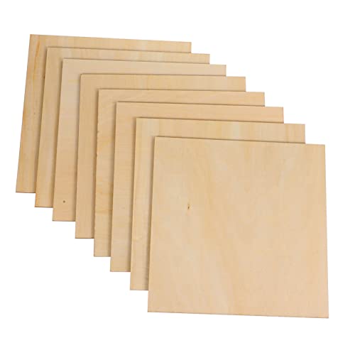 UTHCLO 8 Stück Unbearbeitete Holzscheiben Kreative Holzformen für DIY Bastelprojekte Glatte Vielseitige Holzplatten für Malerei und Graffiti UTHCLO 8 Stück Unbearbeitete Holzscheiben Kreative Holzformen für DIY Bastelprojekte Glatte Vielseitige Holzplatten für Malerei und Graffiti von UTHCLO