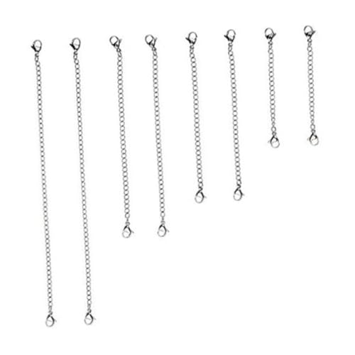 UTHCLO 8 Teiliges Edelstahl Kettenset Mit Schlüsselverschluss Schnalle Karabinerverschluss Schmuckherstellung Anhängerverschluss Halskettenverlängerungen DIY UTHCLO 8 Teiliges Edelstahl Kettenset Mit Schlüsselverschluss Schnalle Karabinerverschluss Schmuckherstellung Anhängerverschluss Halskettenverlängerungen DIY von UTHCLO