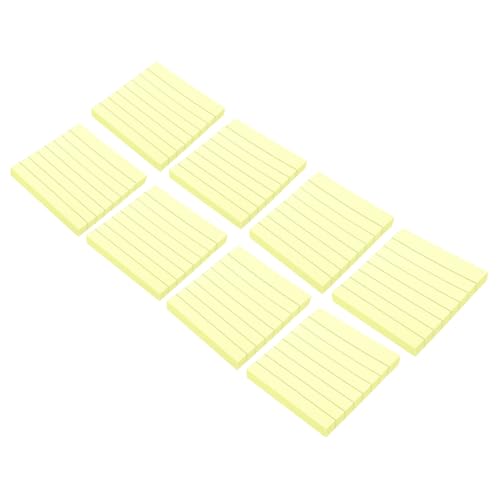 UTHCLO 800 Blatt Selbstklebende Notizzettel mit Markierungen Gelb Haftende Memo Pads Leuchtende Farben Beschriftbar Robust Vielseitig für Büro Schule Zuhause Einfache Haftung Glatten UTHCLO 800 Blatt Selbstklebende Notizzettel mit Markierungen Gelb Haftende Memo Pads Leuchtende Farben Beschriftbar Robust Vielseitig für Büro Schule Zuhause Einfache Haftung Glatten von UTHCLO