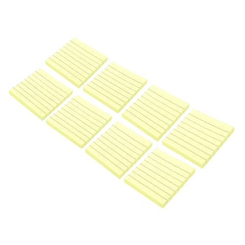 UTHCLO 800Blätter Klebrige Notizpolster Selbstklebende Memo Pads Leuchtenden für Büro Zuhause und Computer Stark Haftend und Leicht zu Entfernen von UTHCLO