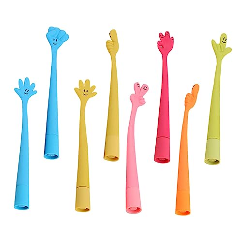UTHCLO 8Stücke Cartoon Silikon Kugelschreiber mit Flexiblem Fingerdesign Schreibstifte Bunten für Schule Büro und Kreative Freizeitgestaltung UTHCLO 8Stücke Cartoon Silikon Kugelschreiber mit Flexiblem Fingerdesign Schreibstifte Bunten für Schule Büro und Kreative Freizeitgestaltung von UTHCLO