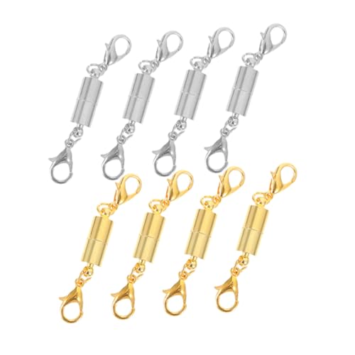 UTHCLO 8Stücke Magnetische Schmuckverschlüsse für DIY Armbänder und Halsketten Kleiner Magnet Armbandanhänger Einfach zu Verbinden für Handgefertigten Schmuck von UTHCLO