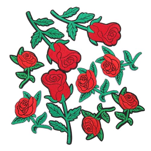 UTHCLO 9 Stück Teiliges Rosenblüten Stoffpatch zum Aufbügeln und Aufnähen Dekorative Blumenapplikationen für Kleidung Taschen Hüte DIY Bekleidung Strapazierfähig und Vielseitig UTHCLO 9 Stück Teiliges Rosenblüten Stoffpatch zum Aufbügeln und Aufnähen Dekorative Blumenapplikationen für Kleidung Taschen Hüte DIY Bekleidung Strapazierfähig und Vielseitig von UTHCLO