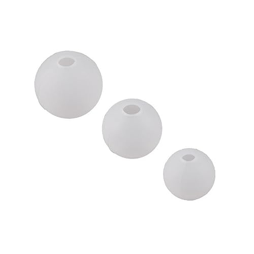 UTHCLO 9Stücke Silikon Gießformen für Epoxidharz Mini Kugel Silikonform DIY Bastelset für Projekte für Schmuck und Kunsthandwerk Herstellen von UTHCLO