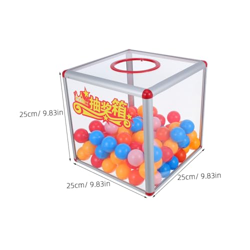 UTHCLO Acryl Spendenbox mit Bunten Raffle Bällen Vielseitige Wahl und Lotteriebox für Fundraising Veranstaltungen Gemeindetreffen Stabiles Transparentes Design mit Farbigen Kugeln UTHCLO Acryl Spendenbox mit Bunten Raffle Bällen Vielseitige Wahl und Lotteriebox für Fundraising Veranstaltungen Gemeindetreffen Stabiles Transparentes Design mit Farbigen Kugeln von UTHCLO