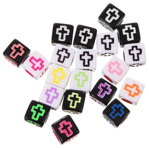 UTHCLO Acrylperlen Spacer Perlen für DIY Schmuck Vielseitige Bastelperlen für Armbänder Halsketten und Schlüsselanhänger und Langlebig für Handarbeiten von UTHCLO