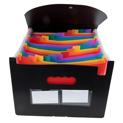 UTHCLO Aktenhülle mit Fächern Schwarz Kariert Erweiterbarer Papier organizer Faltbarer Dokumentenordner für Büro Schule und Home office Vielseitiger Aktenhalter für Belege und Unterlagen UTHCLO Aktenhülle mit Fächern Schwarz Kariert Erweiterbarer Papier organizer Faltbarer Dokumentenordner für Büro Schule und Home office Vielseitiger Aktenhalter für Belege und Unterlagen von UTHCLO