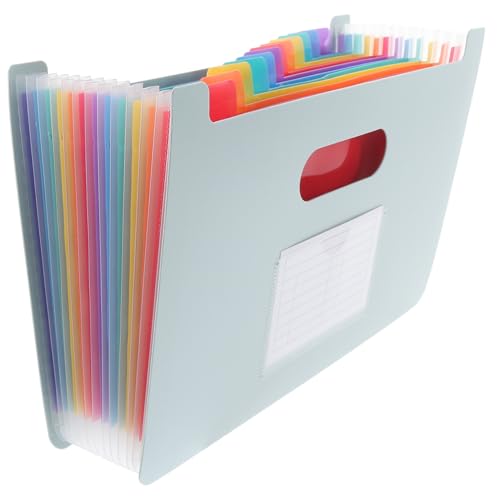 UTHCLO Aktenordner Erweiterbarer Dokumentenorganizer Fächermappe für Büro und Zuhause für Quittungen Verträge Steuerdokumente Lagig Rauchblau UTHCLO Aktenordner Erweiterbarer Dokumentenorganizer Fächermappe für Büro und Zuhause für Quittungen Verträge Steuerdokumente Lagig Rauchblau von UTHCLO