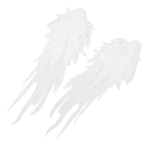 UTHCLO Angel Wing Stickerei Applikationen Weiß Mehrlagig DIY Flügel Patch Ornamente Zum Aufnähen Kleidung Röcke Jacken Langlebiges Textil Zubehör Für Modegestaltung UTHCLO Angel Wing Stickerei Applikationen Weiß Mehrlagig DIY Flügel Patch Ornamente Zum Aufnähen Kleidung Röcke Jacken Langlebiges Textil Zubehör Für Modegestaltung von UTHCLO