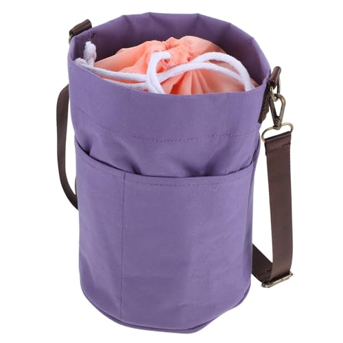 UTHCLO Aufbewahrungstasche für Strickwerkzeuge Organisator zur Aufbewahrung von Garn Garnsack Einkaufstasche gehäkelt Aufbewahrungstasche für Strickgarn Häkeltasche Segeltuch Violett UTHCLO Aufbewahrungstasche für Strickwerkzeuge Organisator zur Aufbewahrung von Garn Garnsack Einkaufstasche gehäkelt Aufbewahrungstasche für Strickgarn Häkeltasche Segeltuch Violett von UTHCLO