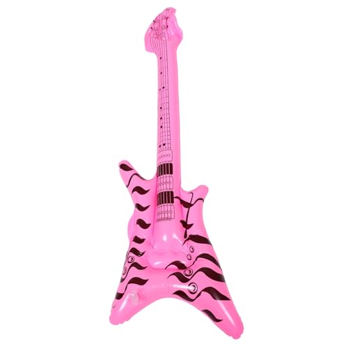 UTHCLO Aufblasbare Rock Gitarre Retro Party Deko Musikthemen für Karneval Band Requisiten und Zubehör UTHCLO Aufblasbare Rock Gitarre Retro Party Deko Musikthemen für Karneval Band Requisiten und Zubehör von UTHCLO