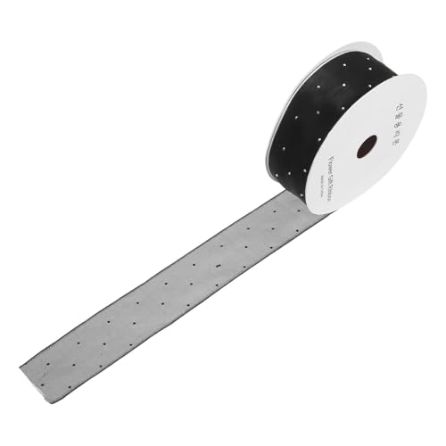 UTHCLO Bandbogenzubehör Accessoires Strahlendem Rhineband Party-hochzeit Band Handgefertigt Kranz Baum Randband Band Für Blumenstrauß Netzband Bling-bänder Strassbänder Chiffon Schwarz von UTHCLO